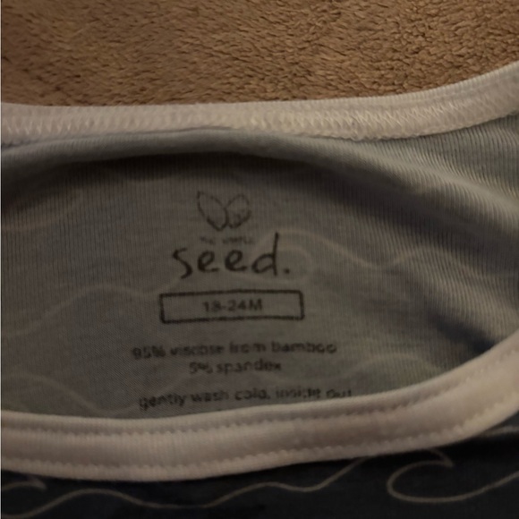 Wave Pattern Kids Bodysuit - Picture 2 of 3